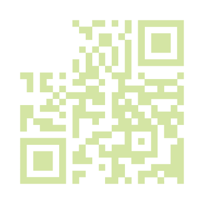Representación del código QR de Naturcode en verde y blanco