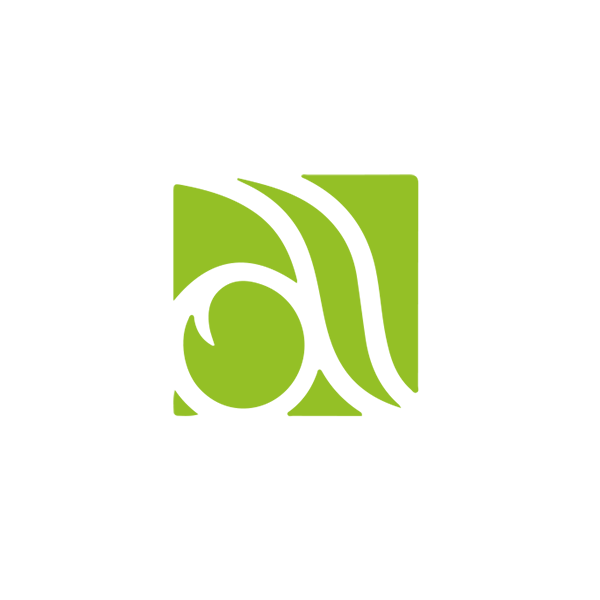 Logo de Asociafruit en verde y blanco